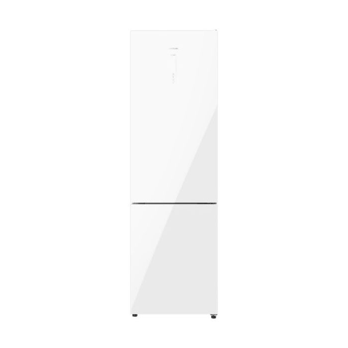 Cecotec Bolero CoolMarket Combi 356 White Cristal D Frigorifico Combi - 356L - Modo Vacaciones - Cajon para Carne y Pesado - Frio Envolvente - Cajon Humedad Regulable - Clase D - 200x60cm - Color Blanco