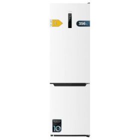 Cecotec Bolero CoolMarket Combi 356 White E Frigorifico Combi - Capacidad 356L - Modo Vacaciones - Frio Envolvente - Cajon Humedad Regulable - Clase E - 59.5x63.5x200cm - Color Blanco