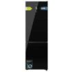 Cecotec Bolero CoolMarket Combi 456 Black Glass C Frigorifico Combi - Capacidad 456L - Compresor Inverter - Puerta de Cristal - Silencioso - Frio Envolvente - Clase C - 201x59.5cm - Color Negro