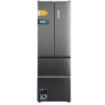 Cecotec Bolero CoolMarket Combi F2D 395 Inox E Frigorifico Puerta Francesa de 4 Puertas - Capacidad 395L - Compresor Inverter - Frio Envolvente - Clase E - 185x59.5x68cm - Color Gris Oscuro