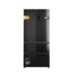 Cecotec Bolero CoolMarket F2D 458 SBI Dark E Frigorifico Puerta Francesa de 4 Puertas - Capacidad 458L - Silencioso 37dB - Luz LED - Pantalla LED - Compresor Inverter - Modo Vacaciones - Color Negro