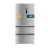 Cecotec Bolero CoolMarket FD 510 Inox E Frigorifico Puerta Francesa de 4 Puertas - Capacidad 510L - Total Nofrost - Congelacion Ultrarapida - Frio Envolvente - Clase E - 183x85cm - Color Acero