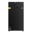 Cecotec Bolero CoolMarket SBS 562 Dark E Frigorifico Americano - Capacidad 562L - Luz LED - Compresor Inverter - Nofrost - Frio Envolvente - Silencioso - Clase E - 91.2x70.4x177cm - Color Negro
