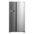 Cecotec Bolero CoolMarket SBS 592 Inox Frigorifico Americano - Capacidad 592L - Luz LED - Pantalla LED - Temperatura Regulable - Frio Envolvente - Modo Vacaciones - Clase E - 91x177.5cm - Color Acero