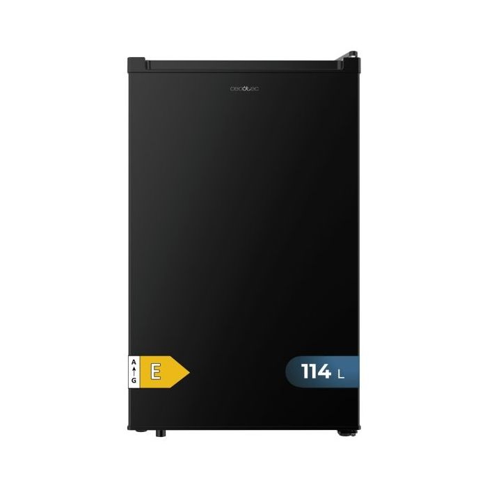 Cecotec Bolero CoolMarket TT 114 L Black Mini Frigorifico - Capacidad 114L - Luz LED - Temperatura Regulable - 50.6x55.1x83.6cm - Color Negro