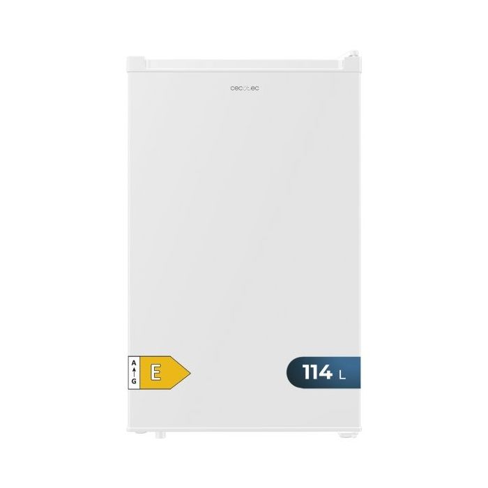 Cecotec Bolero CoolMarket TT 114 L White Mini Frigorifico - Capacidad 114L - Luz LED - Temperatura Regulable - 50.6x55.1x83.6cm - Color Blanco