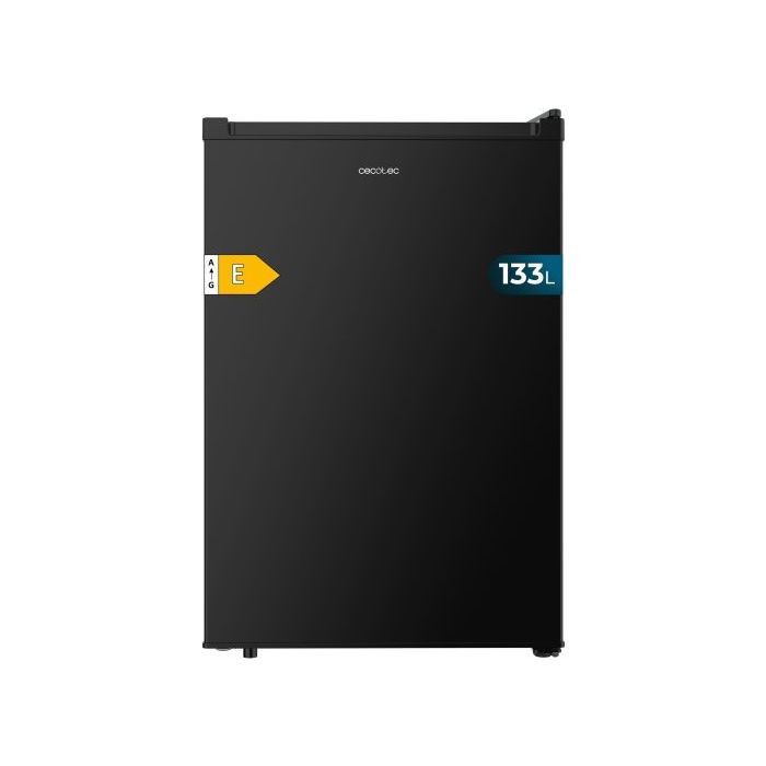 Cecotec Bolero CoolMarket TT 133 L Black Mini Frigorifico - Capacidad 133L - Luz LED - Temperatura Regulable - 55.1x57.5x83.5cm - Color Negro
