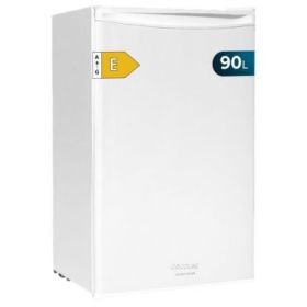 Cecotec Bolero CoolMarket TT 90 White E Mini Frigorifico de Sobremesa - Capacidad 90L - Temperatura Regulable en 5 Niveles - Compartimento hasta -6ºC - 47x44x83cm - Color Blanco