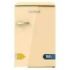 Cecotec Bolero CoolMarket TT Origin 110 Beige E Mini Frigorifico - Capacidad 110L - Estilo Retro - Cajon para Hielo - Luz Interior - Tirador Cromado - Bandejas de Cristal - Color Beige
