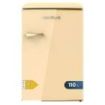 Cecotec Bolero CoolMarket TT Origin 110 Beige E Mini Frigorifico - Capacidad 110L - Estilo Retro - Cajon para Hielo - Luz Interior - Tirador Cromado - Bandejas de Cristal - Color Beige