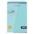 Cecotec Bolero CoolMarket TT Origin 110 Blue E Mini Frigorifico - Capacidad 110L - Cajon para Hielo - Luz Interior - Tirador Cromado - Bandejas de Cristal - Color Turquesa