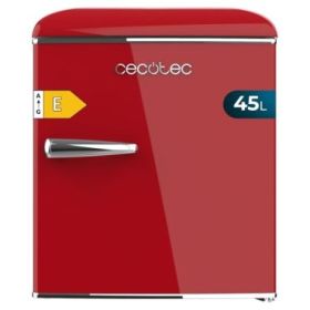 Cecotec Bolero CoolMarket TT Origin 45 Red E Mini Frigorifico - Capacidad 45L - Estilo Retro - Cajon para Hielo - Tirador Cromado - 44.7x53.4x55cm - Color Rojo