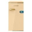 Cecotec Bolero CoolMarket TT Origin 95 Beige E Mini Frigorifico - Capacidad 95L - Estilo Retro - Cajon para Hielo - Tirador Cromado - 48.7x59.2x89.3cm - Color Beige