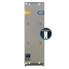 Cecotec Bolero CoolMarket UF BI-D 222 GREY E Congelador Integrable - Capacidad 222L - 1 Puerta - Temperatura Regulable - Fast Freezing - Modo Vacaciones - Total Nofrost - 187x55.9cm - Color Gris