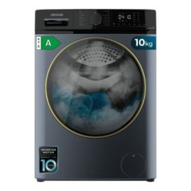 Cecotec Bolero DressCode 10610 Inverter Titanium A Lavadora de Carga Frontal - Capacidad 10kg - Velocidad 1400rpm - Seguro Infantil - Motor Inverter - 15 Programas - Color Azul