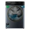 Cecotec Bolero DressCode 10610 Inverter Titanium A Lavadora de Carga Frontal - Capacidad 10kg - Velocidad 1400rpm - Seguro Infantil - Motor Inverter - 15 Programas - Color Azul