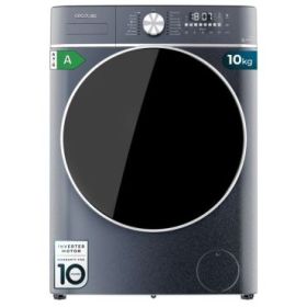 Cecotec Bolero DressCode 10800 Inverter Ice Blue A Lavadora de Carga Frontal - Capacidad 10kg - Velocidad 1400rpm - Seguro Infantil - Motor Inverter - 16 Programas - Color Azul