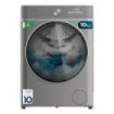 Cecotec Bolero DressCode 10800 Inverter Steel A Lavadora de Carga Frontal - Capacidad 10kg - Velocidad 1400rpm - Seguro Infantil - Motor Inverter - 16 Programas - Color Gris