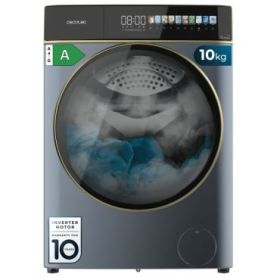 Cecotec Bolero DressCode 10900 Inverter FullColor Ice Blue A Lavadora de Carga Frontal - Capacidad 10kg - Velocidad 1400rpm - Pantalla 10.3" - Puerta XXL - Motor Inverter - 11 Programas - Color Azul