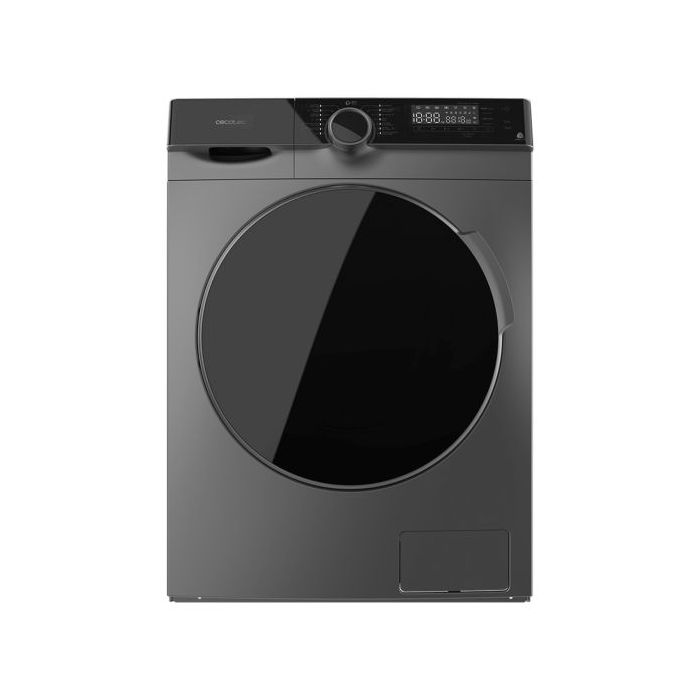 Cecotec Bolero DressCode 121000 Steel Lavadora de Carga Frontal - Capacidad 12kg - Velocidad 1400rpm - Motor Inverter - Inicio Programable - 14 Programas - Color Gris Oscuro