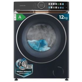 Cecotec Bolero DressCode 12980 Direct Drive Titanium A Lavadora de Carga Frontal - Capacidad 12kg - Velocidad 1400rpm - Puerta XXL - 14 Programas - Color Azul Marino
