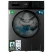 Cecotec Bolero DressCode 7410 Inverter Steel A Lavadora de Carga Frontal - 7kg - Centrifugado 1200rpm - Temperatura Regulable - Seguro Infantil - Motor Inverter - Inicio Programable - Color Gris Oscuro