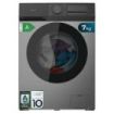Cecotec Bolero DressCode 7450 Inverter Steel Lavadora de Carga Frontal - Capacidad 7kg - Velocidad 1200rpm - Temperatura Regulable - Display LED - Motor Inverter - Inicio Programable - Color Gris