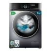 Cecotec Bolero DressCode 7500 Inverter Steel A Lavadora de Carga Frontal - Capacidad 7kg - Velocidad 1400rpm - Seguro Infantil - Display LED - Motor Inverter - Inicio Programable - Color Negro y Gris