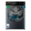 Cecotec Bolero DressCode 7610 Inverter Titanium A Lavadora de Carga Frontal - Capacidad 7kg - Velocidad 1400rpm - Motor Inverter - 15 Programas - Color Azul