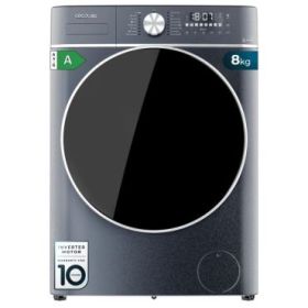 Cecotec Bolero DressCode 8800 Inverter Ice Blue A Lavadora de Carga Frontal - Capacidad 8kg - Velocidad 1400rpm - Seguro Infantil - Motor Inverter - 16 Programas - Color Azul