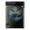 Cecotec Bolero DressCode 9610 Inverter Steel A Lavadora de Carga Frontal - Capacidad 9kg - Velocidad 1400rpm - Seguro Infantil - Motor Inverter - 15 Programas - Color Gris Oscuro