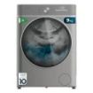 Cecotec Bolero DressCode 9800 Inverter Steel A Lavadora de Carga Frontal - Capacidad 9kg - Velocidad 1400rpm - Seguro Infantil - Motor Inverter - 16 Programas - Color Gris