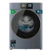 Cecotec Bolero DressCode 9950 Autodose Inverter 3D Titanium A Lavadora de Carga Frontal con Autodosis - Capacidad 9kg - Velocidad 1400rpm - Pantalla 9.2" - Puerta XXL - Motor Inverter - Color Azul