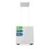 Cecotec Bolero Flux CCT 448000 Glass White A++ Campana Extractora Colgante de 44cm - 210W - Succion 800m3/h - Luz LED - Pantalla LED - Incluye Accesorios - Filtros de Carbono Incluidos - Color Blanco