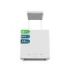 Cecotec Bolero Flux CCT 448000 White A++ Campana Extractora Colgante de 44cm - 210W - Succion 800m3/h - Luz LED - Pantalla LED - Incluye Accesorios - Filtros de Carbono Incluidos - Color Blanco