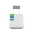 Cecotec Bolero Flux CCT 448000 White A++ Campana Extractora Colgante de 44cm - 210W - Succion 800m3/h - Luz LED - Pantalla LED - Incluye Accesorios - Filtros de Carbono Incluidos - Color Blanco