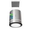 Cecotec Bolero Flux CRE 448000 Inox A++ Campana Extractora Colgante de 38cm - 210W - Succion 712m3/h - Luz LED - Incluye Accesorios - Acero Inoxidable - Filtros de Carbono Incluidos - Color Acero