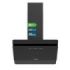 Cecotec Bolero Flux DT 608000 Glass Black A++ Campana Extractora de 60cm - 210W - Succion 800m3/h - Luz LED - Pantalla LED - Incluye Accesorios - Filtros de Carbono Incluidos - Color Negro