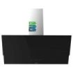 Cecotec Bolero Flux DT 908001 Glass Black A++ Campana Extractora de 90cm - 210W - Succion 800m3/h - Luz LED - Pantalla LED - Incluye Accesorios - Filtros de Carbono Incluidos - Color Negro