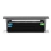 Cecotec Bolero Flux ET 908000 Glass Black A++ Campana Extractora de Encimera de 90cm - 210W - Succion 800m3/h - Luz LED - Incluye Accesorios - Acero Inoxidable - Filtros de Carbono Incluidos - Color Negro