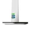 Cecotec Bolero Flux ICT 908000 Glass Black A++ Campana Extractora de Techo de 90cm - 210W - Succion 800m3/h - Luz LED - Pantalla - Acero Inoxidable - Apagado Automatico - Filtros de Carbono - Color Negro