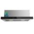 Cecotec Bolero Flux TLT 604400 Glass Black A+++ Campana Extractora Telescopica de 60cm - 431.2m3/h - LED - Pantalla - Acero Inoxidable - Filtros Aptos para Lavavajillas - Filtros de Carbono - Color Negro