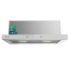 Cecotec Bolero Flux TLT 604400 Glass White A+++ Campana Extractora Telescopica de 60cm - 431.2m3/h - Luz LED - Acero Inoxidable - Filtros Aptos para Lavavajillas - Filtros de Carbono - Color Blanco