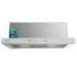 Cecotec Bolero Flux TLT 704400 Glass White A+++ Campana Extractora Telescopica de 70cm - 431.2m3/h - LED - Pantalla - Acero Inoxidable - Filtros Aptos para Lavavajillas - Filtros de Carbono - Color Blanco