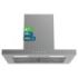 Cecotec Bolero Flux TT 604000 Inox A++ Campana Extractora de 60cm - Succion 393m3/h - Luz LED - Filtros Aptos para Lavavajillas - Varias Velocidades - Filtros de Carbono Incluidos - Color Gris