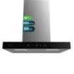Cecotec Bolero Flux TT 605500 Glass Black A++ Campana Extractora de 60cm - 70W - Succion 550m3/h - Luz LED - Pantalla LED - Incluye Accesorios - Filtros de Carbono Incluidos - Color Negro