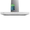 Cecotec Bolero Flux TT 905500 Glass White A++ Campana Extractora de 90cm - 70W - Succion 550m3/h - Luz LED - Pantalla LED - Incluye Accesorios - Filtros de Carbono Incluidos - Color Blanco