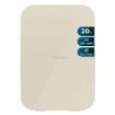 Cecotec Bolero MiniCooling 20L Bahamas Beige Mini Frigorifico Portatil - Capacidad 20L - 12V/220V - Temperatura Regulable - Enfria hasta 7ºC - Funcion Calentamiento hasta 65ºC - Color Beige