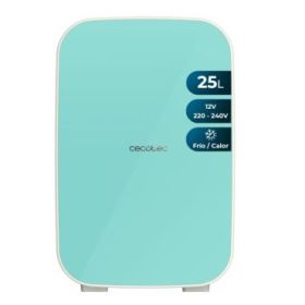 Cecotec Bolero MiniCooling 25L Bahamas Mint Mini Frigorifico Portatil - Capacidad 25L - 12V/220V - Temperatura Regulable - Enfria hasta 7ºC - Funcion Calentamiento hasta 65ºC - Color Menta