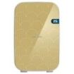 Cecotec Bolero MiniCooling 25L Bahamas Pat 2 Mini Frigorifico Portatil - Capacidad 25L - 12V/220V - Temperatura Regulable - Enfria hasta 7ºC - Funcion Calentamiento hasta 65ºC - Color Oro